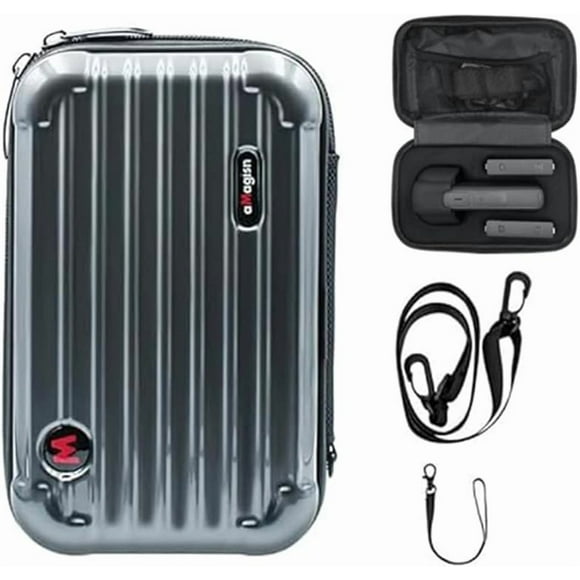 Étui de Rangement ZOUSSIQI Étanche, Étui de Transport pour Insta360 X4, Antichoc, Résistant à la Saleté, Étui de Voyage compatible avec Osmo Pocket 3 2/Insta360 Ace pro/Gopro Hero 13 12 11 10 9 8 7 6 5 4 (Gris) CA919-64095