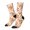 2 Black-2, variant on flowers and flying butterflies Print Adult Socks for Men & Women,Calf Socks, Ankle Socks,Boots Socks,Breathable Casual Sock,Unisex Crew Socks