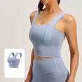 thumbnail image 2 of Admvng Women's Sports Bra Wirefree Fitness Running Tank Top Yoga Bra, 2 of 6