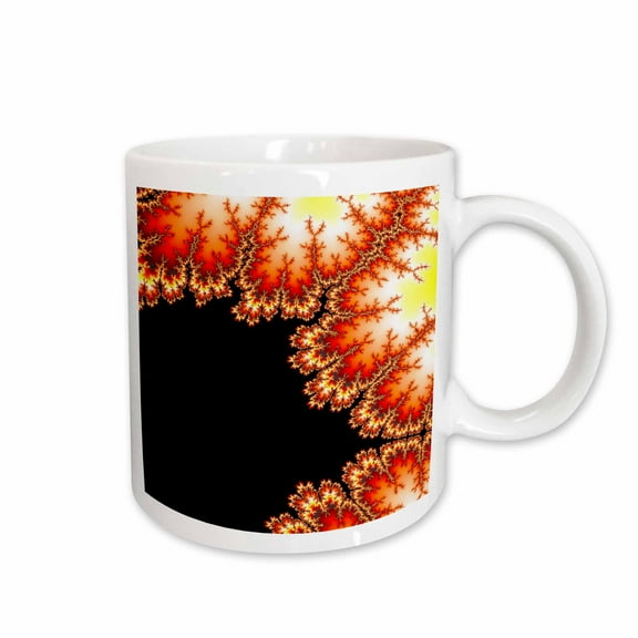 3drose, Fractal Frosted Autumn, 11oz Mug