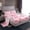 Light Pink White, variant on Homewish Warm Halloween Witch Ghost Bed Sheets,Pumpkin Lantern Pattern Full Size Sheets,Black Orange,4-Piece,1 Flat Sheet,1 Fitted Sheet and 2 Pillowcases