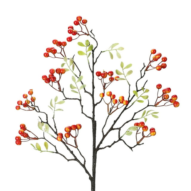 <p>Pot de Plante Verte de Simulation de Baie Artificielle de Noël Fruit Rouge Fruit Riche Fruit Rouge Plante Fleur de Simulation</p>