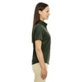 thumbnail image 3 of North End Women's Core 365 Operate Short Sleeve Twill Button Down Shirt, 3 of 4