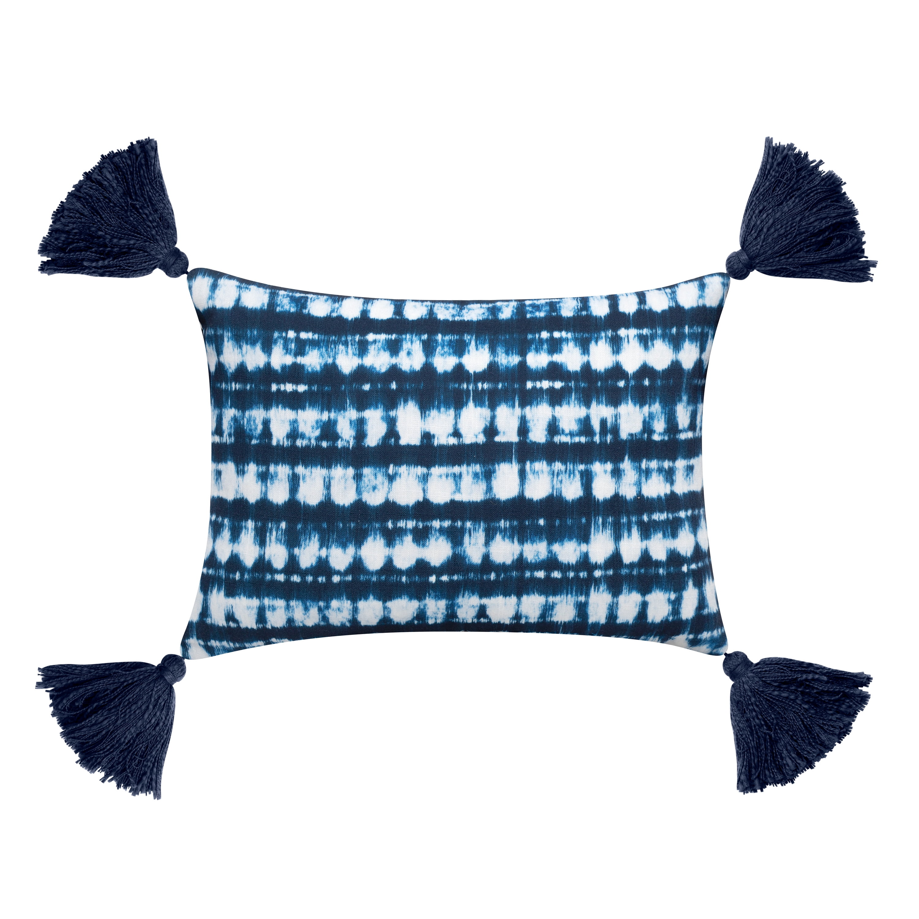 Better Homes & Gardens Feather Filled Chunky Tassled Dye Stripe