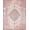Blush Pink Sage Green, Pattern 1, variant on ODIKA 8'x10' Washable Area Rug Pink Vintage Tapete Scrollwork Border Motifs Textured for Dining Room, Large Office, Lounge, Non-Slip Chair-Friendly Mat
