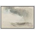 thumbnail image 3 of PixonSign Framed Canvas Print Wall Art Black Blue Abstract Pastel Landscape Nature Wilderness Illustrations Modern Art Decorative Minimal Rustic for Living Room, Bedroom, Office - 16"x24" White, 3 of 5