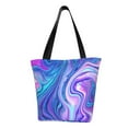 thumbnail image 1 of Disketp Swirl Blue And Purple Bolsa de Hombro Casual para Mujer, Bolso Cruzado para Compras, Viajes y Uso Diario, 1 of 6