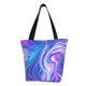 thumbnail image 1 of Disketp Swirl Blue And Purple Bolsa de Hombro Casual para Mujer, Bolso Cruzado para Compras, Viajes y Uso Diario, 1 of 6