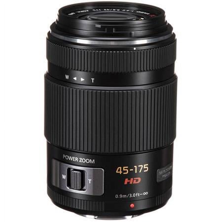 UPC: 0885170052291 | Lumix G X Vario PZ 45-175mm f/4.0-5.6 Aspherical Lens  Black