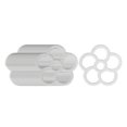 thumbnail image 4 of 50 piezas de gotas de hilo dental transparentes para manualidades, bobinas de hilo dental transparentes y lisas multiusos, almacenamiento de bobinas de costura para entusiastas del hogar C, 4 of 8