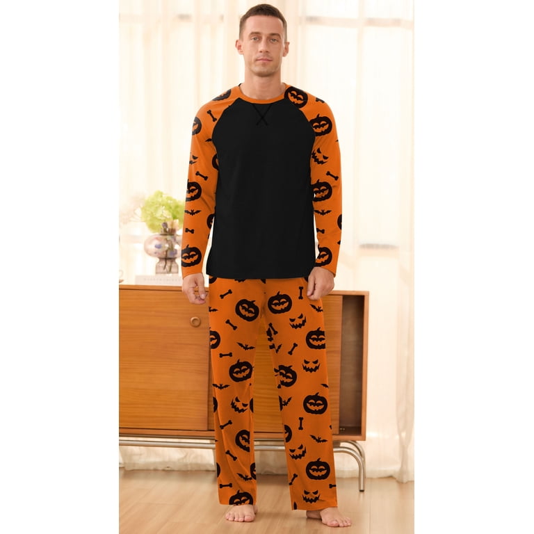 Iceglad Men's Long Sleeve Pajama Set with Pockets photo 3