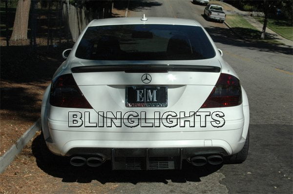 Smoke Coupe/Convertible Rvinyl Rtint Headlight Tint Covers for Mercedes-Benz SL-Class 2003-2006 