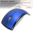 thumbnail image 3 of Ratón Inalámbrico Plegable, Indicador de Eficiencia Energética de ratón ergonómico de CompuTADORA CON receptor para laptop, 3 of 7