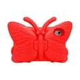 thumbnail image 3 of KIQ iPad Mini 6 Case 2021, Heavy Duty Full Body Protection Cute Butterfly Cover for Apple iPad Mini 6th Gen [Red], 3 of 5
