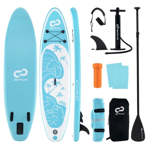 Resenkos 10/11 Feet Inflatable Stand Up Paddle Board with Premium SUP Accessories-L