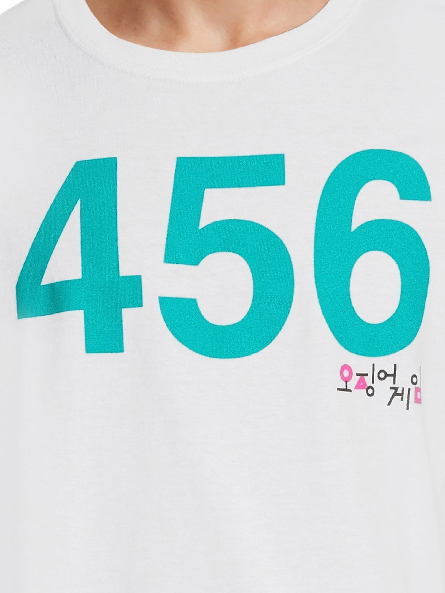 Netflix Squid Game Men's Player 456 and Honeycomb Game Graphic Tees, 2-Pack 【在庫あり】 RIDDLE 456 HOODIE White Large パーカー