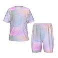 thumbnail image 1 of Balery Rainbow Conjunto de Pijama Infantil de Manga Corta con Estampado – Ropa de Dormir de Algodón Suave-Medium, 1 of 6