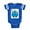 Royal Blue, variant on - Cute Element Argon Ar - Cute Infant Baby Football Bodysuit