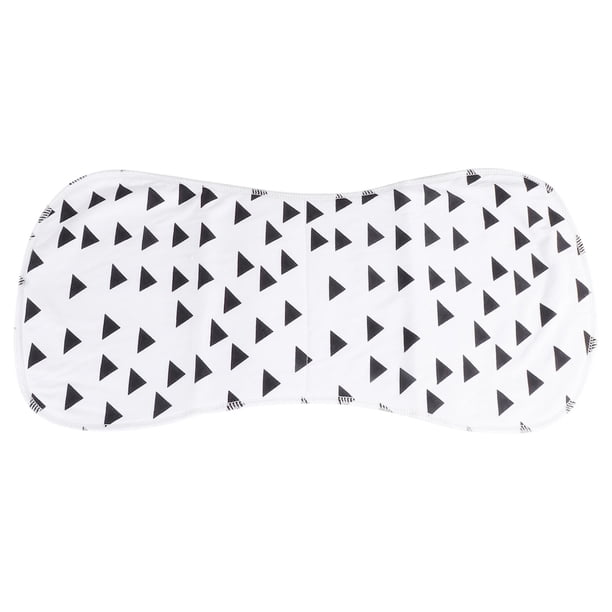 EeaseMX Paños para eructar con diseño triangular para bebés, absorbentes de tres capas para la regurgitación de leche, toalla para recién nacidos, estilo aleatorio