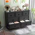 thumbnail image 6 of HUJAUU 7 Drawer Dresser, Modern Wood Chest of Drawers for Bedroom, Living Room, Closet, Hallway, Nursery, Black, 6 of 6