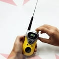 thumbnail image 2 of Radio Walkie Talkie de mano para niños, transceptor de radio para exteriores, interfono (amarillo), 2 of 6