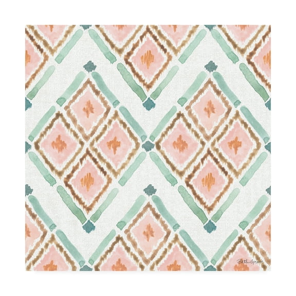 Trademark Fine Art 'Watercolor Coast Pattern VA' Canvas Art by Beth Grove