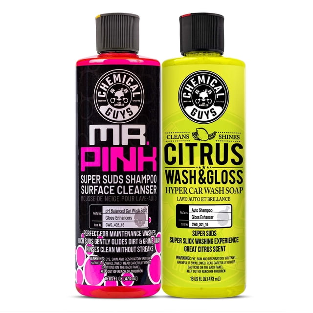 Limpiador Chemical Guys Wash & Gloss y Mr. Pink 2x473 ml