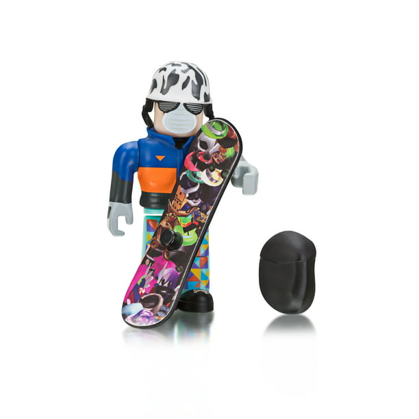 Roblox Action Collection Shred Snowboard Boy Figure Pack Includes Exclusive Virtual Item Walmart Com Walmart Com - how do you get off the skateboards on roblox
