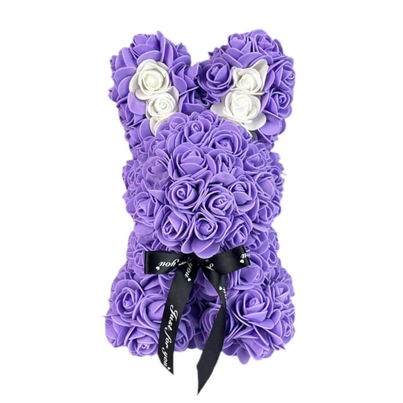 Valentine's Day Simulation Rose Bunny Cuddle Bunny Birthday Gift Foam Bunny