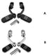 thumbnail image 5 of Kenally 1 par de reposapiés para motocicleta, abrazadera de montaje de Pedal largo, estriberas plateadas Vehículos, repuestos y accesorios Mis Plata Kenally VI002325-02, 5 of 6