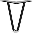thumbnail image 2 of Set Of 4 Industrial Coffee Table Legs, 15cm / 6in Hairpin Leg, Hairpin Legs, 2 of 5