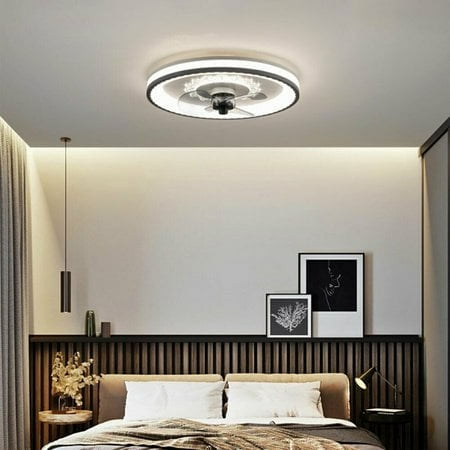 

20inch Ceiling Fan w/ Dimmable LED Light Modern Ceiling Fan Light LED Chandelier Fixture Dimmable Lamp W/ Remote Control