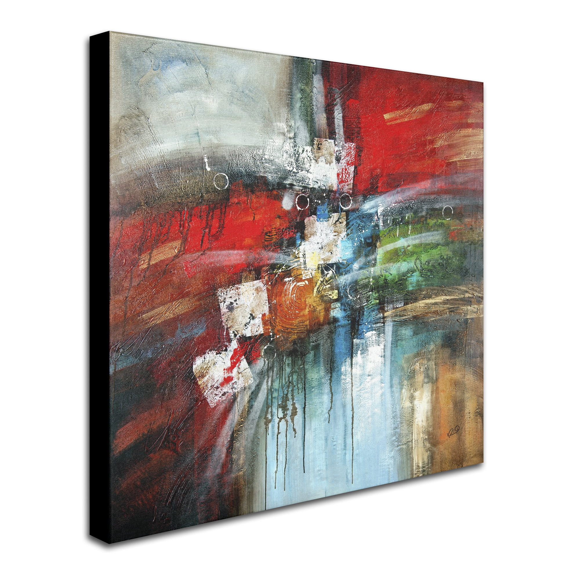 Trademark Fine Art "Cube Abstract IV" Canvas Art by Rio