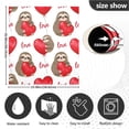 thumbnail image 6 of Dailycode Dishwasher Magnet Cover Magnetic Fridge Door Cover Home Kitchen Decor, Sloth with Love Balloon, 23"x 26", 6 of 6