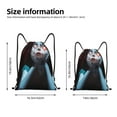thumbnail image 2 of Goofa The Nightmare Before Christmas Print Drawstring Backpack Bag Sport Gym Sackpack Cinch Bags Drawstring Bags Draw String Sport Bag-Medium, 2 of 6