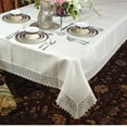 thumbnail image 3 of Treasure Lace Tablecloth White 70" by 120" Oblong / Rectangle, 3 of 3