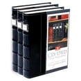 thumbnail image 1 of HandStands 11307PACK3 Bellagio-Italia CD-DVD-Blu-Ray Binder Storage System- 3 Pack Black, 1 of 1