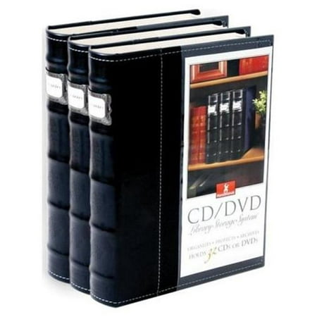 Handstands 11307pack3 Bellagio Italia, Dvd Storage Book Binder