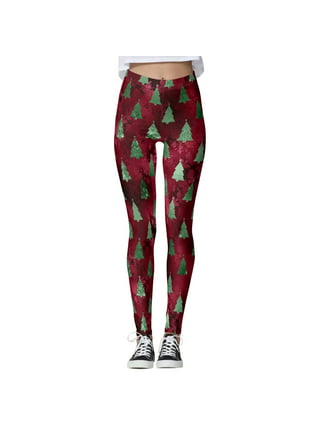 Leggings For Women High Waist Pack Womens Ugly Christmas  Holiday Leggings High Waisted Tummy Control Seasonal Santa Claus Printed  Ultra Soft Stretchy Xmas Funny Costume Tights : Sports & Outdoors