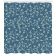 thumbnail image 3 of Ambesonne Floral Shower Curtain, Twiggy Spring Petal Blue, 69"Wx70"L, Pale Green Slate Blue, 3 of 3