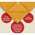 thumbnail image 4 of 2 Pack 20' x 30' Tan 12oz Canvas Tarp with Grommets - Water Resistant - 21 Mile Heavy Duty Canvas Tarps - Multipurpose Tarpaulin Cover for Canopy Tent, Roof, Camping, Semi Trucks & Cargo, 4 of 18