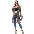 thumbnail image 4 of Women's Sparkly Sequin Cardigan Long Sleeve Open Front Glitter Kimono, 4 of 7