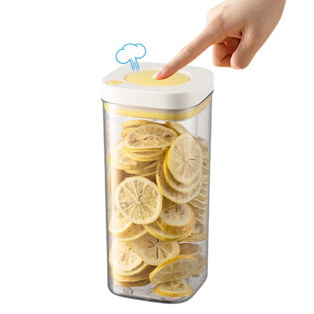 Caja Contenedor Sellado Almacenamiento Ajustada Alimentos Atertight 380/1100/1800ml Tipo Prensa Con Tapa A Prueba Humedad para Cajas