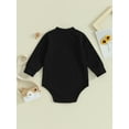 thumbnail image 4 of Bagilaanoe Newborn Baby Girl Boy Oversized Romper Sweatshirt Long Sleeve Bodysuits Pullover 3M 6M 12M 18M Infant Casual Tee Tops, 4 of 9