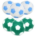 thumbnail image 1 of unbranded 6 Pcs Mini Ballons de Soccer de Table Forme Ronde Matériau Plastique Accessoire de Jeu de Soccer de Bureau, 1 of 7