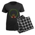 thumbnail image 5 of CafePress - Claddagh Pajamas - Women's Short Sleeve Print T-Shirt and Pants Dark Cotton Pajama Set, 5 of 7