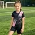 thumbnail image 6 of LIIPEE Summer Outfits For Boys Athleisure Fashion Graphic Short Sleeve Tees Solid Color Shorts 2 Piece Set Kids Quick Drying Breathable Sports Outfit Sets,5-6 Years, 6 of 6