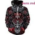 thumbnail image 3 of Sudadera con capucha con estampado 3D de samurái japonés, sudadera con personalidad, ropa de calle de hip hop, sudaderas con capucha estilo Harajuku para hombre, 3 of 4