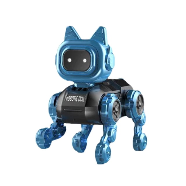 Lttoisl AGIUFGS Electric Robotic Dog Toy, Interactive Walking Robot Pet for Kids, Realistic Barking Sounds, LED Eyes, Engaging Holiday Gift