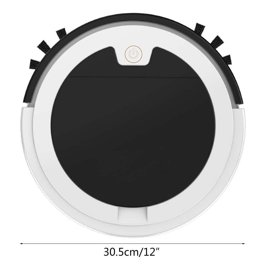Super Thin Robot Vacuum Cleaner 1.57'' Auto Robotic Vacuums Wet/Dry Use Super Quiet with Cleaning Timer for Touch Contro